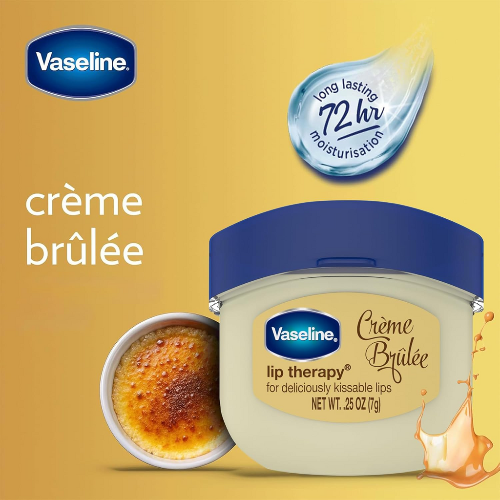 Vaseline Lip Therapy Lip Balm Creme Brulee 7G