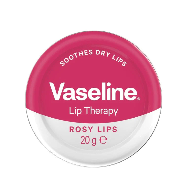 Vaseline Lip Therapy Lip Balm Tin, Rosy Lips 20g