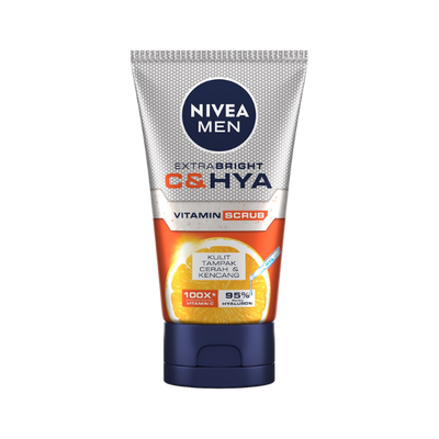 Nivea Men Extra Bright C & HYA Vitamin C Scrub 100ml
