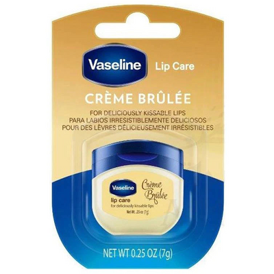 Vaseline Lip Therapy Lip Balm Creme Brulee 7G