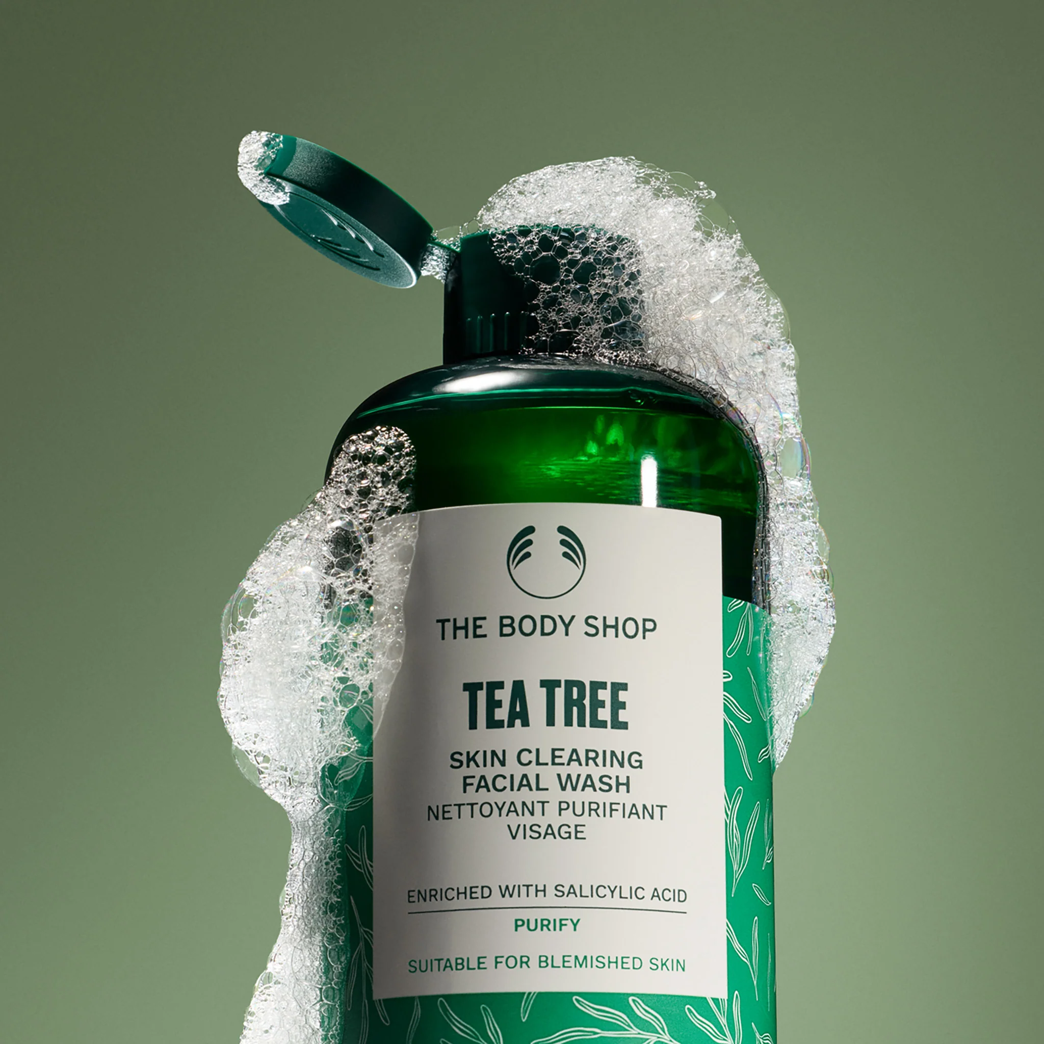 THE BODY SHOP TEA TREE SKIN CLEARING FACIAL WASH 250ML