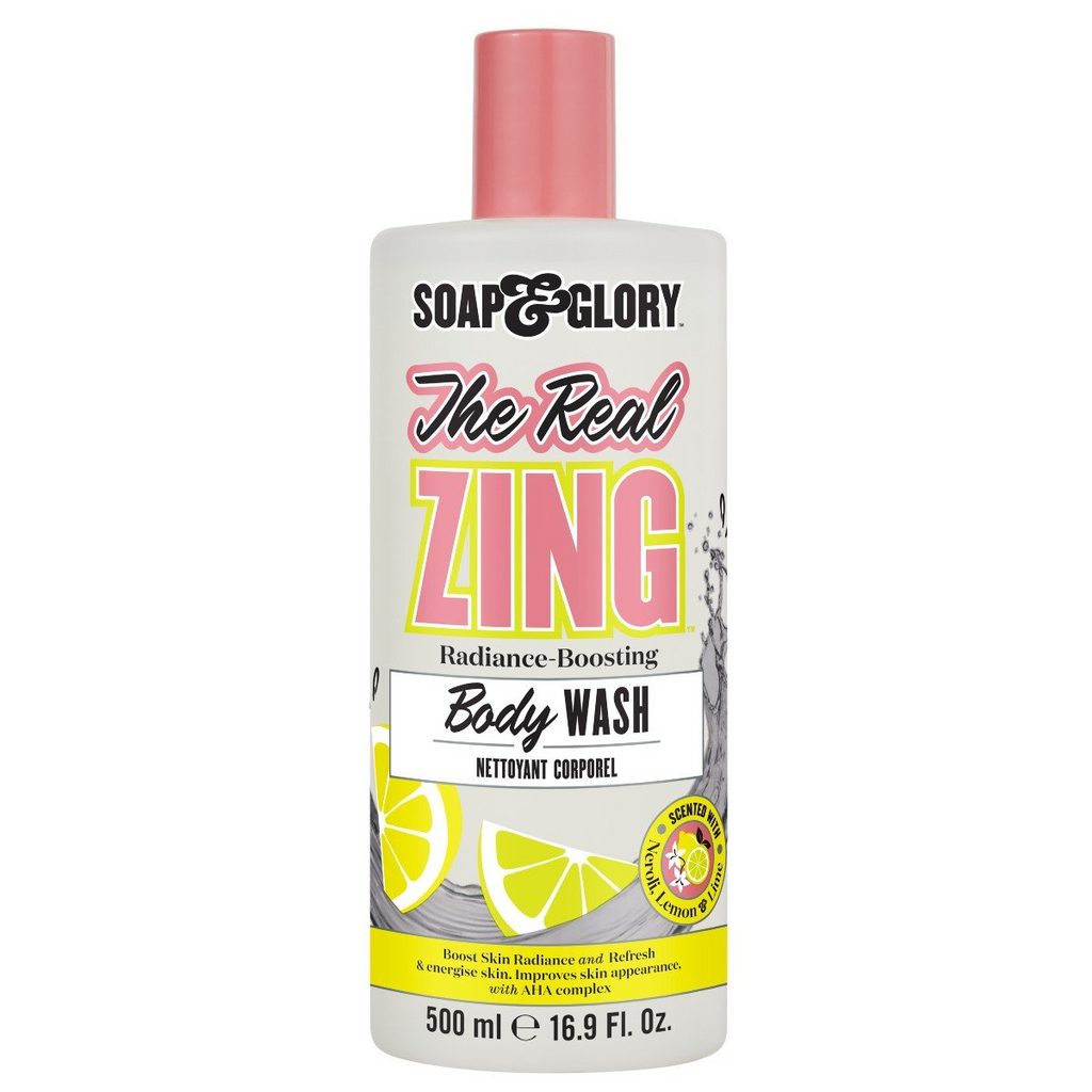 Soap & Glory The Real Zing Radiance-Boosting Body Wash, 500ml