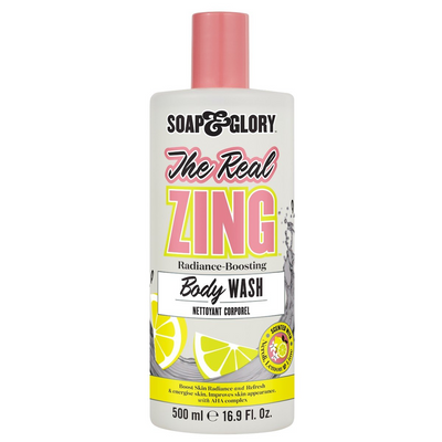 Soap & Glory The Real Zing Radiance-Boosting Body Wash, 500ml