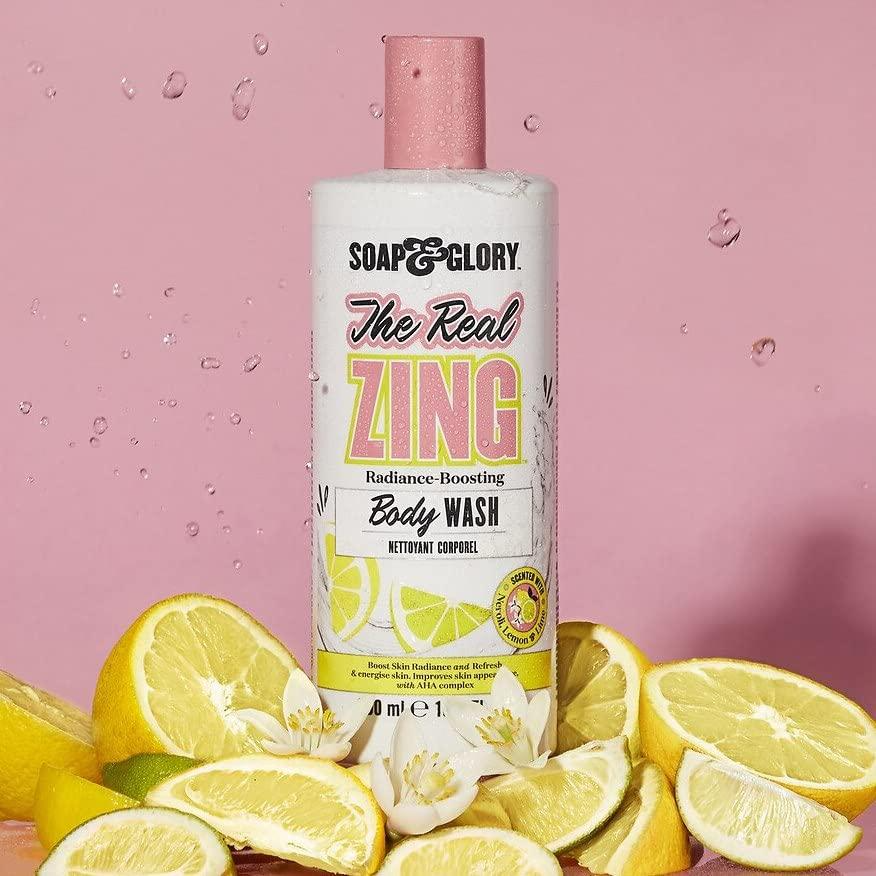 Soap & Glory The Real Zing Radiance-Boosting Body Wash, 500ml
