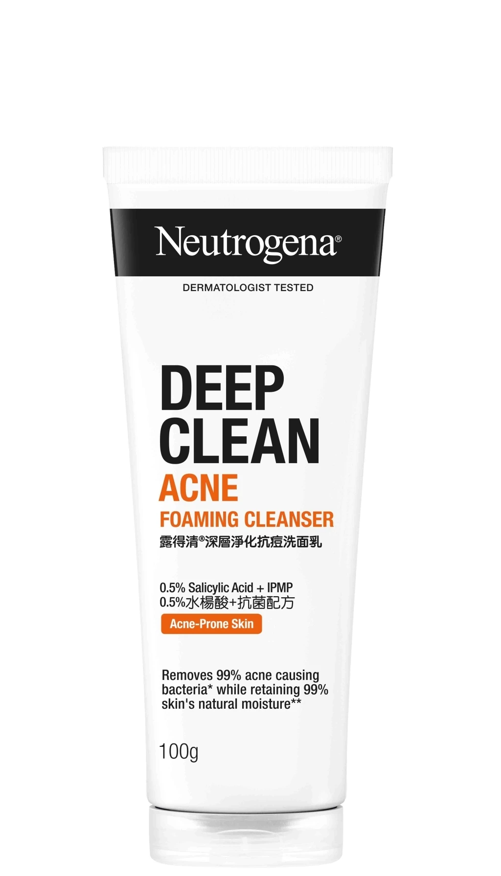 Neutrogena® Deep Clean Acne Foam Cleanser 100g