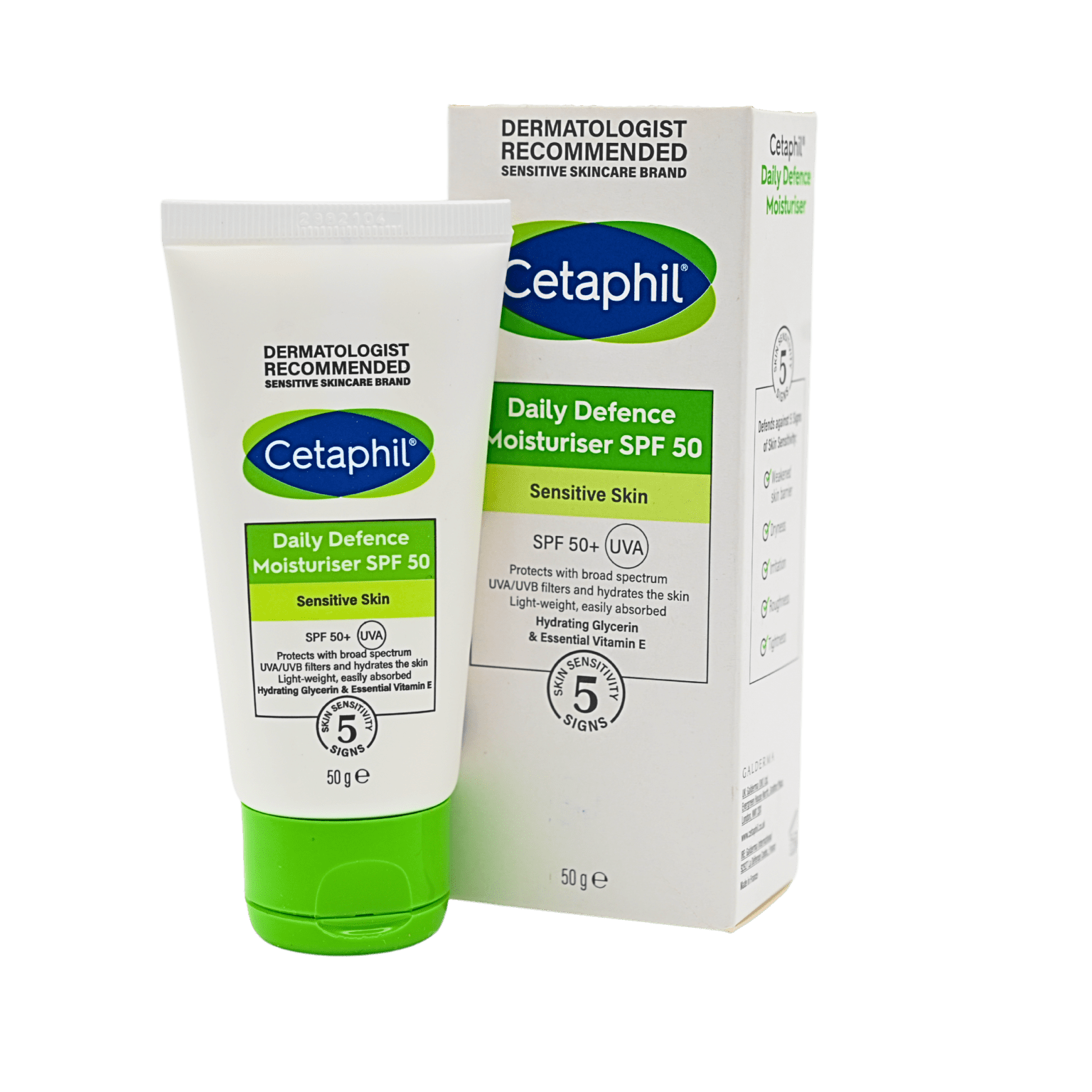 Cetaphil Daily Moisturizer with SPF 50 - Protect Sensitive Skin