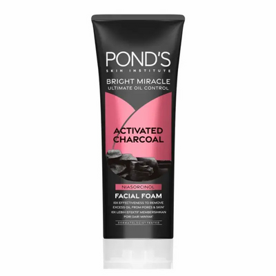 Ponds Bright Miracle Activated Charcoal Facial Foam 100g