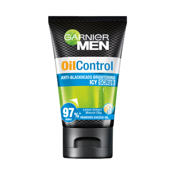 Garnier Men Oil Control Icy Scrub 100ml