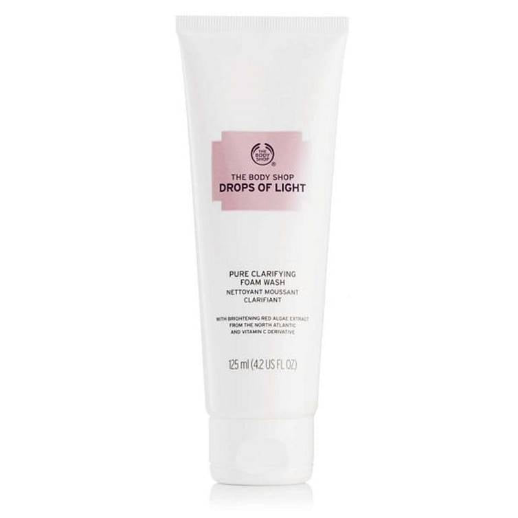 The Body Shop Drops Of Light Pure Clarifying Foam Wash, 125ml