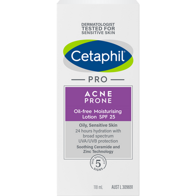 Cetaphil Pro Acne Prone Oil-Free Moisturising Lotion SPF25