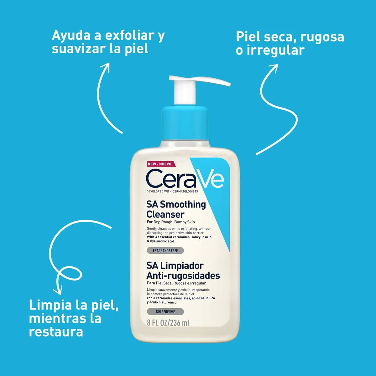 CeraVe SA Smoothing Cleanser